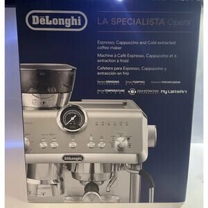 De Longhi La Specialista Opera Espresso Machine Grind Tamping NEW SEALED EC9555M